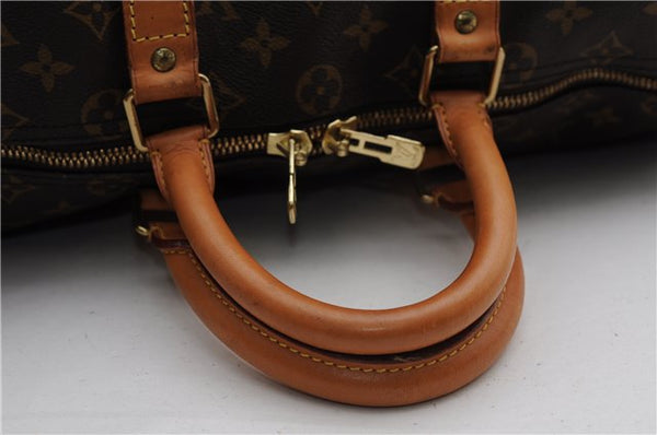 Authentic Louis Vuitton Monogram Keepall 45 Travel Boston Bag M41428 LV 4609F