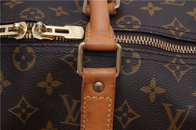 Authentic Louis Vuitton Monogram Keepall 45 Travel Boston Bag M41428 LV 4609F