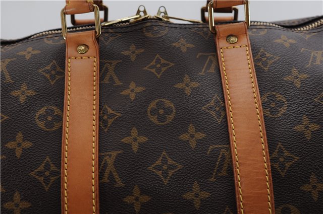 Authentic Louis Vuitton Monogram Keepall 45 Travel Boston Bag M41428 LV 4609F