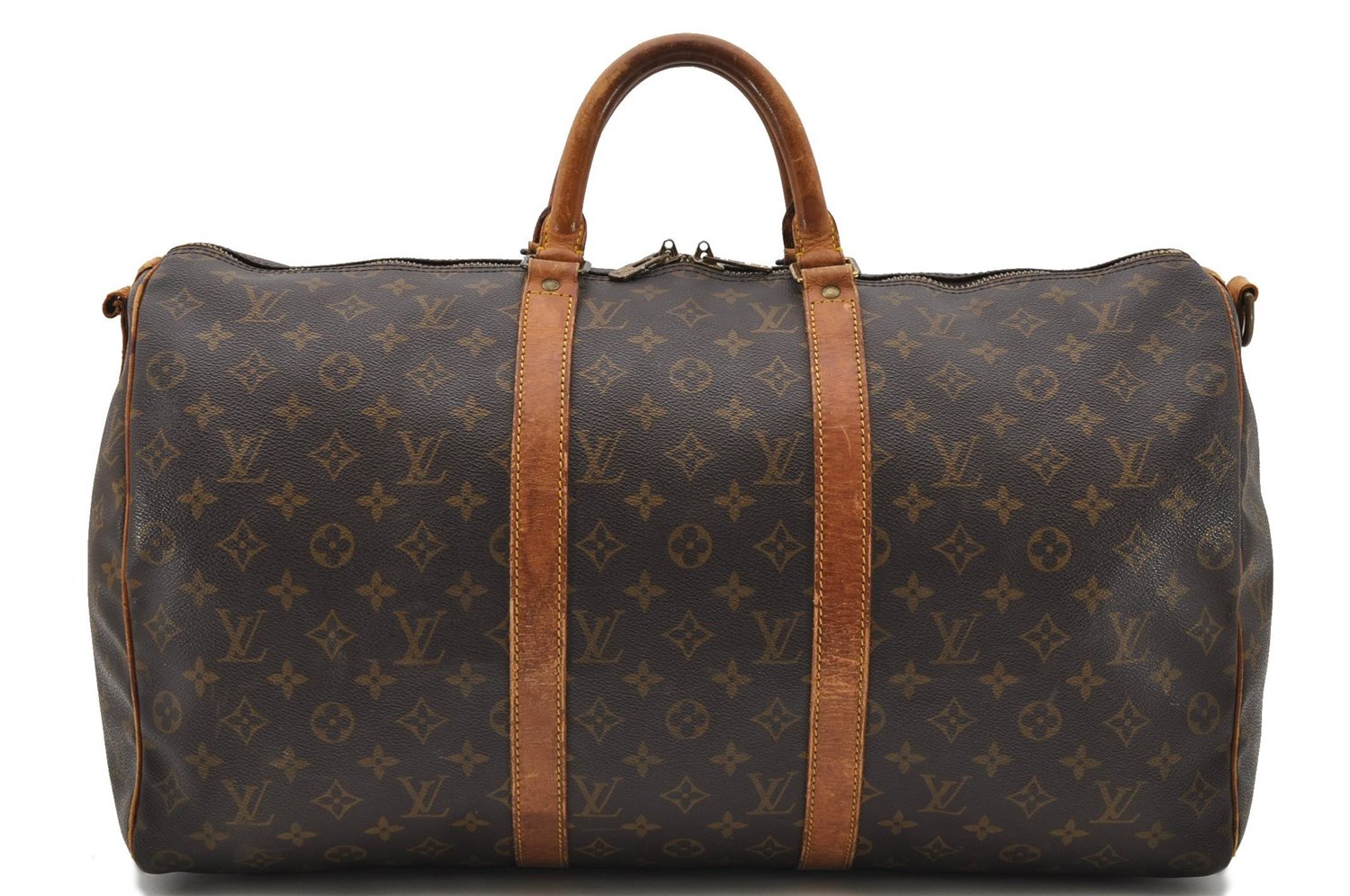 Auth Louis Vuitton Monogram Keepall Bandouliere 50 Boston Bag M41416 LV 4610D