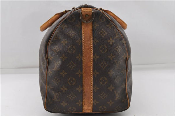 Auth Louis Vuitton Monogram Keepall Bandouliere 50 Boston Bag M41416 LV 4610D