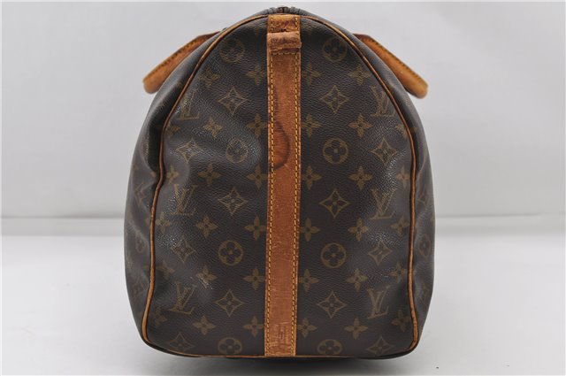 Auth Louis Vuitton Monogram Keepall Bandouliere 50 Boston Bag M41416 LV 4610D