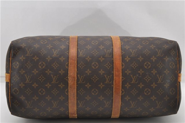 Auth Louis Vuitton Monogram Keepall Bandouliere 50 Boston Bag M41416 LV 4610D