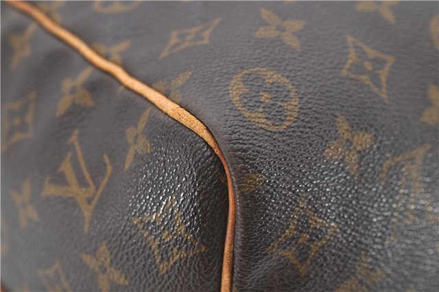 Auth Louis Vuitton Monogram Keepall Bandouliere 50 Boston Bag M41416 LV 4610D