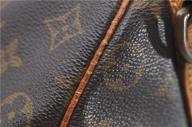 Auth Louis Vuitton Monogram Keepall Bandouliere 50 Boston Bag M41416 LV 4610D