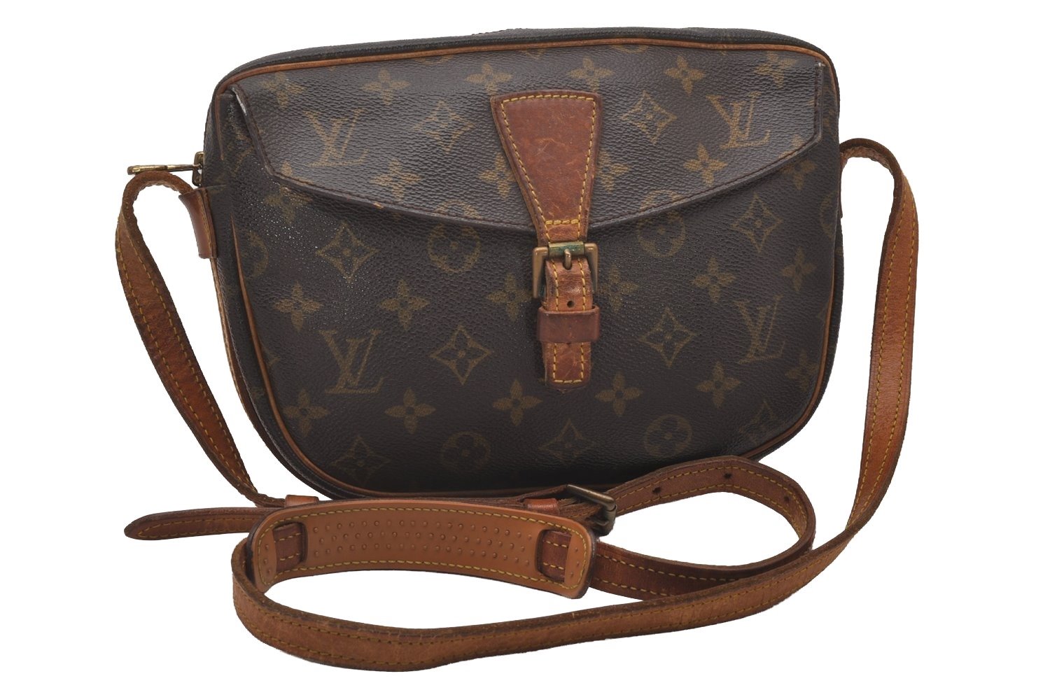 Authentic Louis Vuitton Monogram Jeune Fille MM M51226 Shoulder Cross Bag 4610I