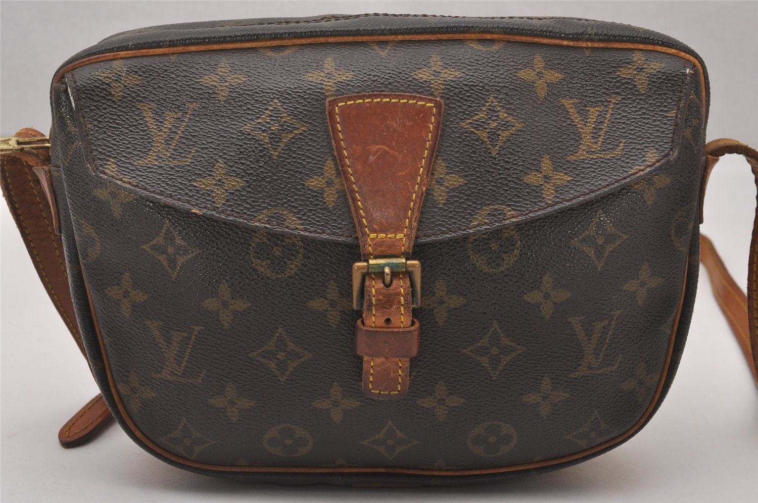 Authentic Louis Vuitton Monogram Jeune Fille MM M51226 Shoulder Cross Bag 4610I