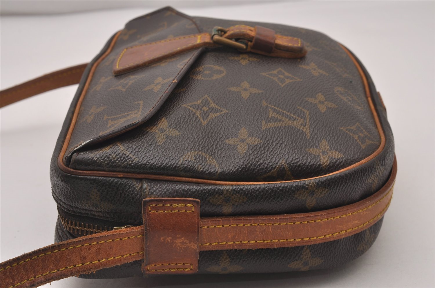 Authentic Louis Vuitton Monogram Jeune Fille MM M51226 Shoulder Cross Bag 4610I