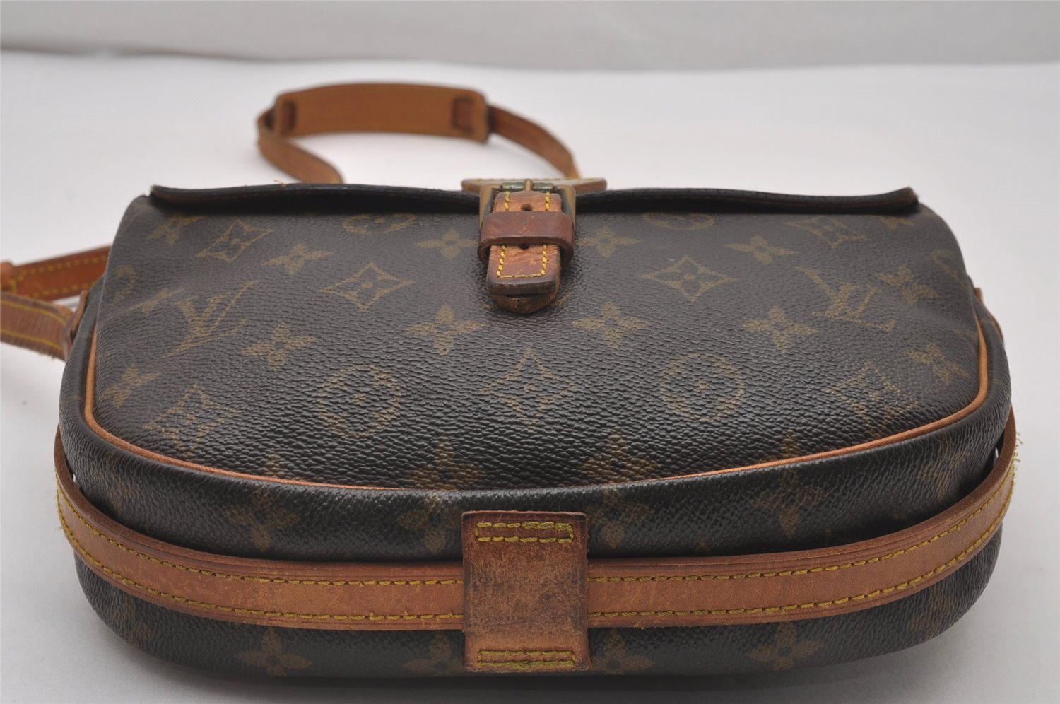 Authentic Louis Vuitton Monogram Jeune Fille MM M51226 Shoulder Cross Bag 4610I