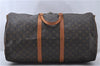 Auth Louis Vuitton Monogram Keepall Bandouliere 55 Boston Bag M41414 LV 4611D