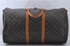 Auth Louis Vuitton Monogram Keepall Bandouliere 55 Boston Bag M41414 LV 4611D