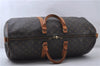 Auth Louis Vuitton Monogram Keepall Bandouliere 55 Boston Bag M41414 LV 4611D