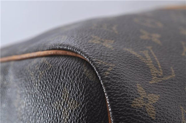 Auth Louis Vuitton Monogram Keepall Bandouliere 55 Boston Bag M41414 LV 4611D