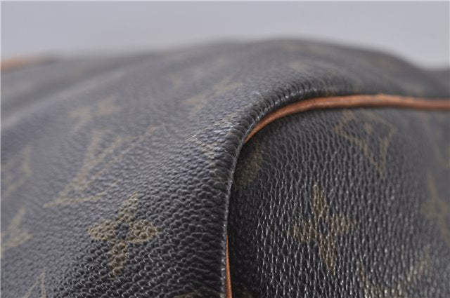 Auth Louis Vuitton Monogram Keepall Bandouliere 55 Boston Bag M41414 LV 4611D