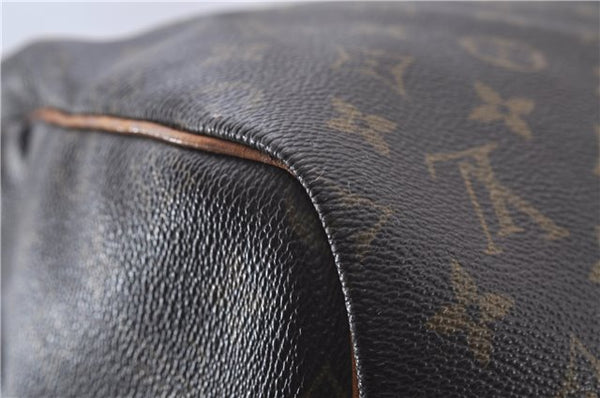 Auth Louis Vuitton Monogram Keepall Bandouliere 55 Boston Bag M41414 LV 4611D