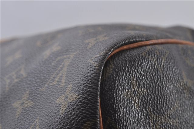 Auth Louis Vuitton Monogram Keepall Bandouliere 55 Boston Bag M41414 LV 4611D