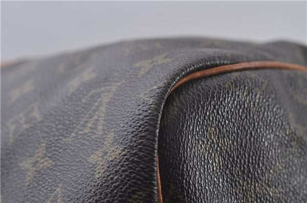 Auth Louis Vuitton Monogram Keepall Bandouliere 55 Boston Bag M41414 LV 4611D
