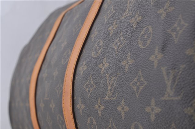 Auth Louis Vuitton Monogram Keepall Bandouliere 55 Boston Bag M41414 LV 4611D