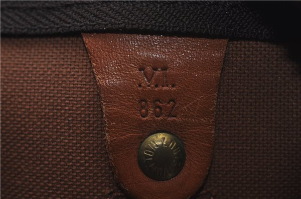 Auth Louis Vuitton Monogram Keepall Bandouliere 55 Boston Bag M41414 LV 4611D