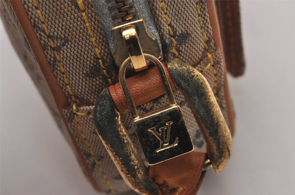 Authentic Louis Vuitton Monogram Mini Juliet MM M92004 Shoulder Cross Bag 4611I