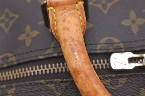 Auth Louis Vuitton Monogram Keepall Bandouliere 55 Boston Bag M41414 LV 4612D