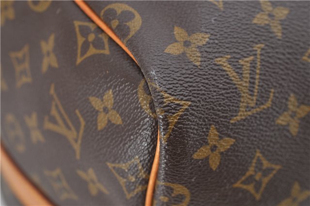 Auth Louis Vuitton Monogram Keepall Bandouliere 55 Boston Bag M41414 LV 4612D