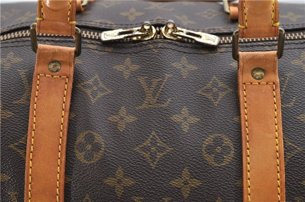 Auth Louis Vuitton Monogram Keepall Bandouliere 55 Boston Bag M41414 LV 4612D