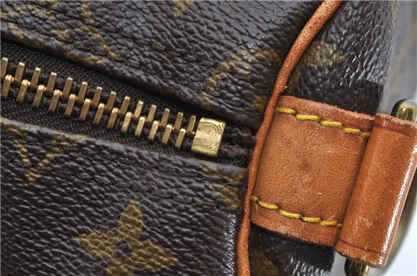 Auth Louis Vuitton Monogram Keepall Bandouliere 55 Boston Bag M41414 LV 4612D