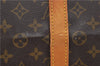 Auth Louis Vuitton Monogram Keepall Bandouliere 55 Boston Bag M41414 LV 4612D
