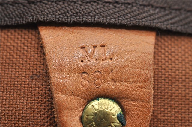Auth Louis Vuitton Monogram Keepall Bandouliere 55 Boston Bag M41414 LV 4612D