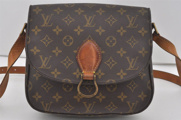 Authentic Louis Vuitton Monogram Saint Cloud GM M51242 Shoulder Cross Bag 4612I