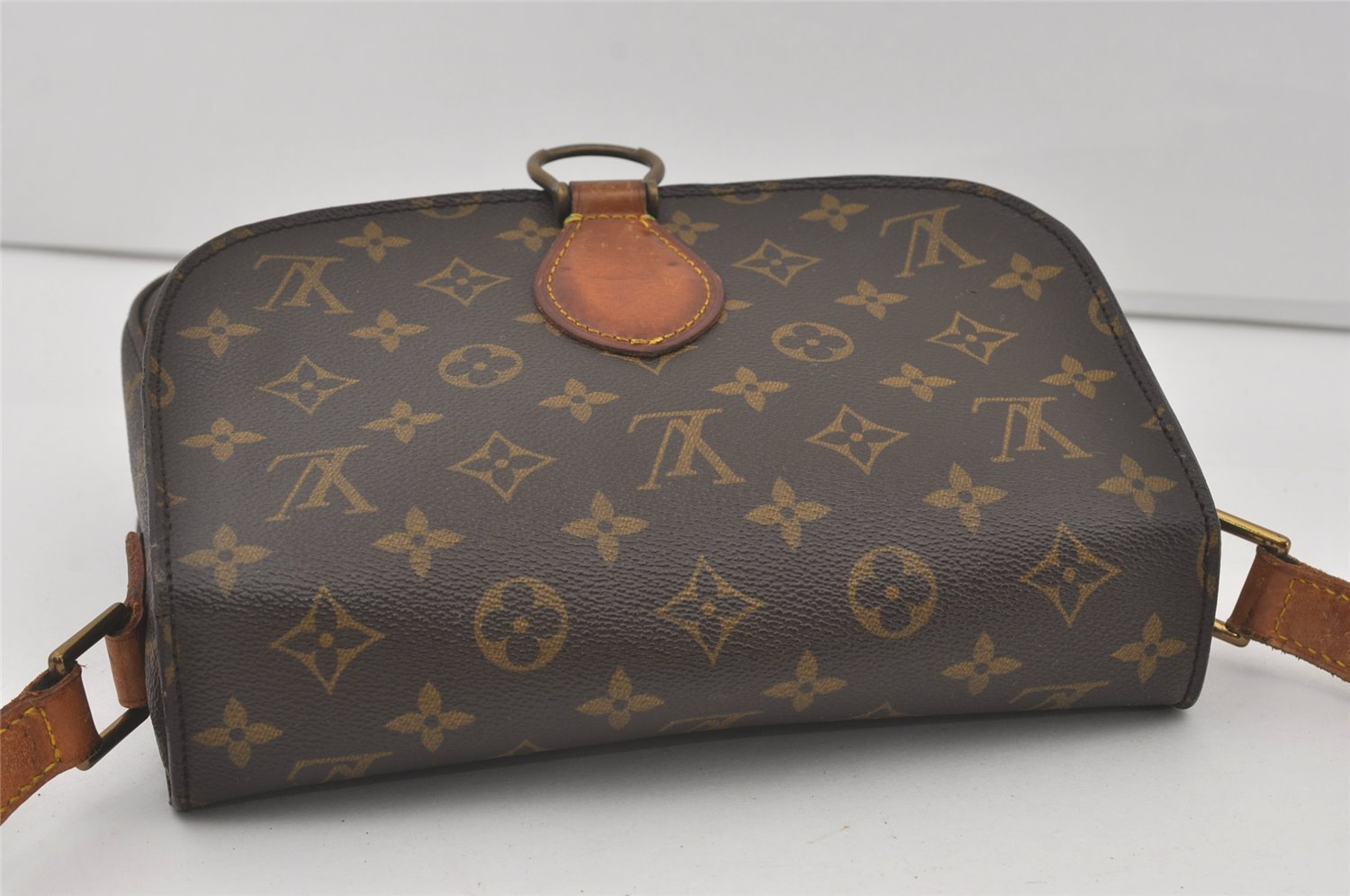 Authentic Louis Vuitton Monogram Saint Cloud GM M51242 Shoulder Cross Bag 4612I