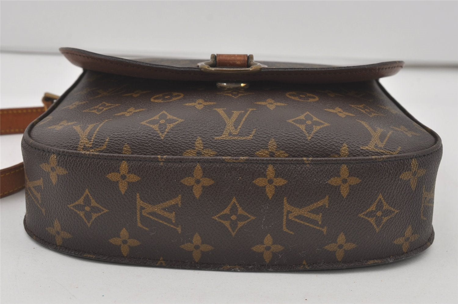Authentic Louis Vuitton Monogram Saint Cloud GM M51242 Shoulder Cross Bag 4612I