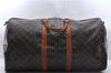 Auth Louis Vuitton Monogram Keepall Bandouliere 55 Boston Bag M41414 LV 4613D