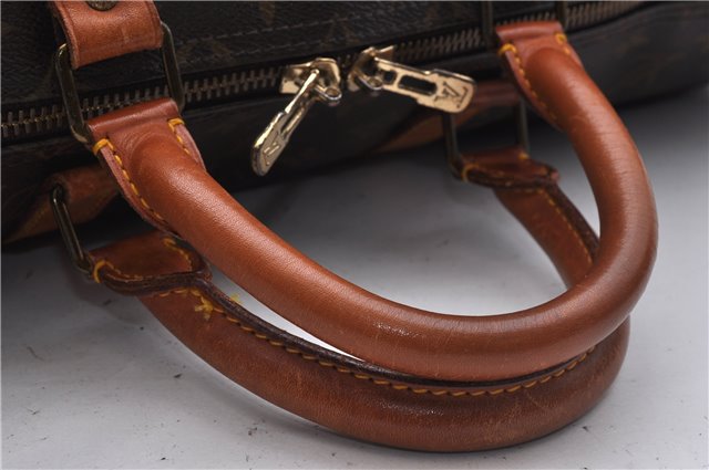 Auth Louis Vuitton Monogram Keepall Bandouliere 55 Boston Bag M41414 LV 4613D