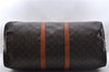 Auth Louis Vuitton Monogram Keepall Bandouliere 55 Boston Bag M41414 LV 4613D