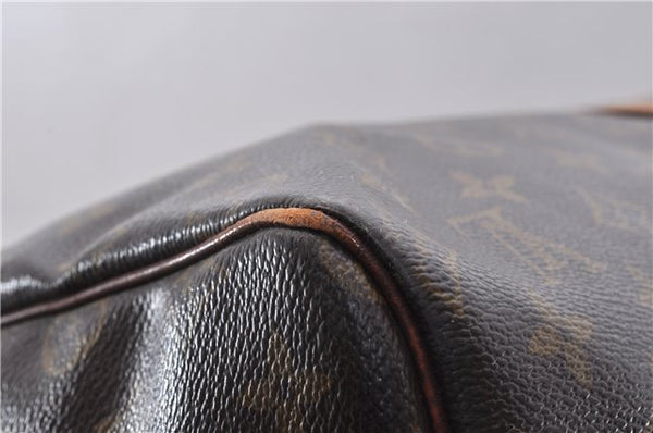 Auth Louis Vuitton Monogram Keepall Bandouliere 55 Boston Bag M41414 LV 4613D