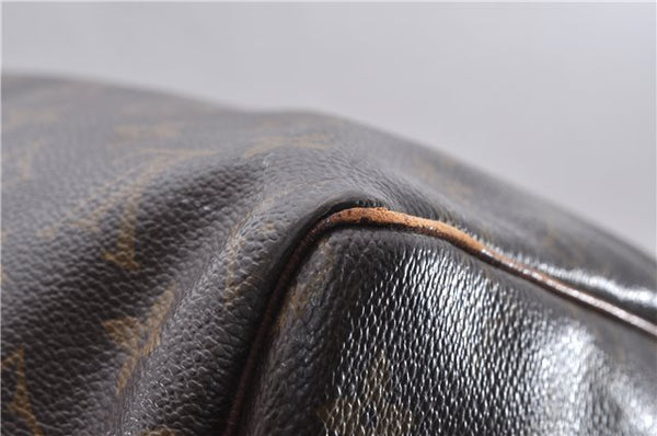 Auth Louis Vuitton Monogram Keepall Bandouliere 55 Boston Bag M41414 LV 4613D