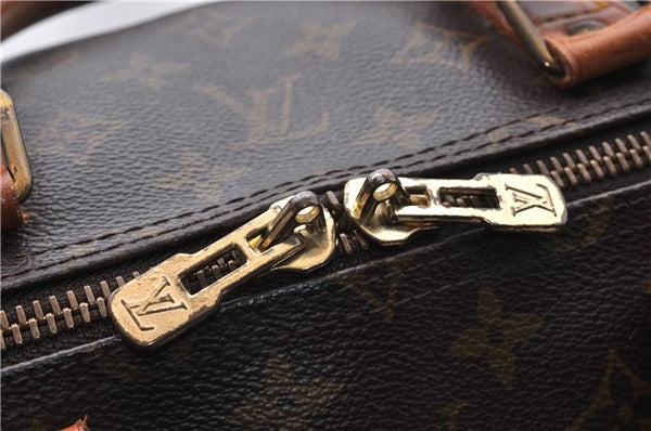 Auth Louis Vuitton Monogram Keepall Bandouliere 55 Boston Bag M41414 LV 4613D