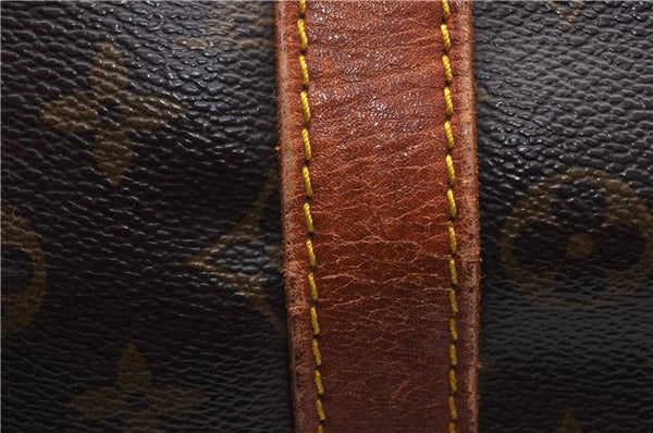 Auth Louis Vuitton Monogram Keepall Bandouliere 55 Boston Bag M41414 LV 4613D