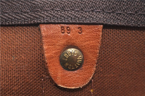 Auth Louis Vuitton Monogram Keepall Bandouliere 55 Boston Bag M41414 LV 4613D
