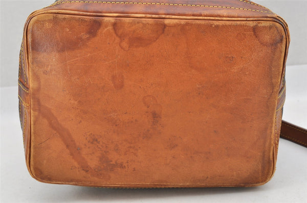 Authentic Louis Vuitton Monogram Noe Shoulder Drawstring Bag M42224 Junk 4613I