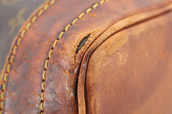 Authentic Louis Vuitton Monogram Noe Shoulder Drawstring Bag M42224 Junk 4613I