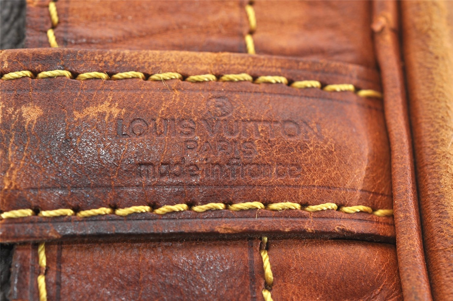 Authentic Louis Vuitton Monogram Noe Shoulder Drawstring Bag M42224 Junk 4613I