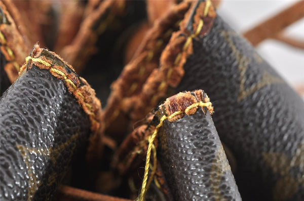 Authentic Louis Vuitton Monogram Noe Shoulder Drawstring Bag M42224 Junk 4613I