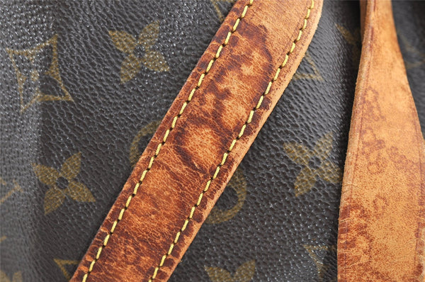 Authentic Louis Vuitton Monogram Noe Shoulder Drawstring Bag M42224 Junk 4613I