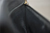 Authentic CHANEL Caviar Skin CoCo Mark Round Zip Long Wallet Purse Black 4614C