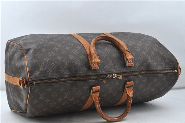 Auth Louis Vuitton Monogram Keepall Bandouliere 55 Boston Bag M41414 LV 4615D