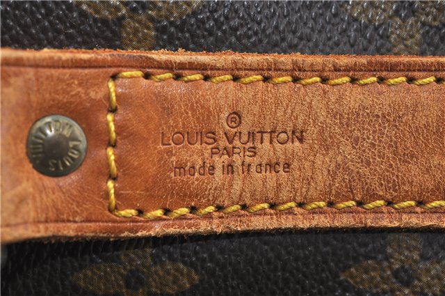 Auth Louis Vuitton Monogram Keepall Bandouliere 55 Boston Bag M41414 LV 4615D