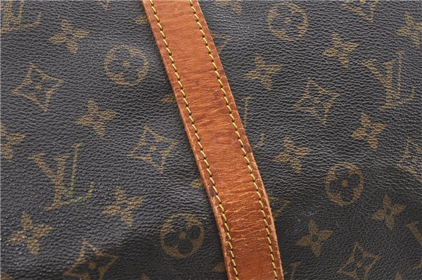 Auth Louis Vuitton Monogram Keepall Bandouliere 55 Boston Bag M41414 LV 4615D